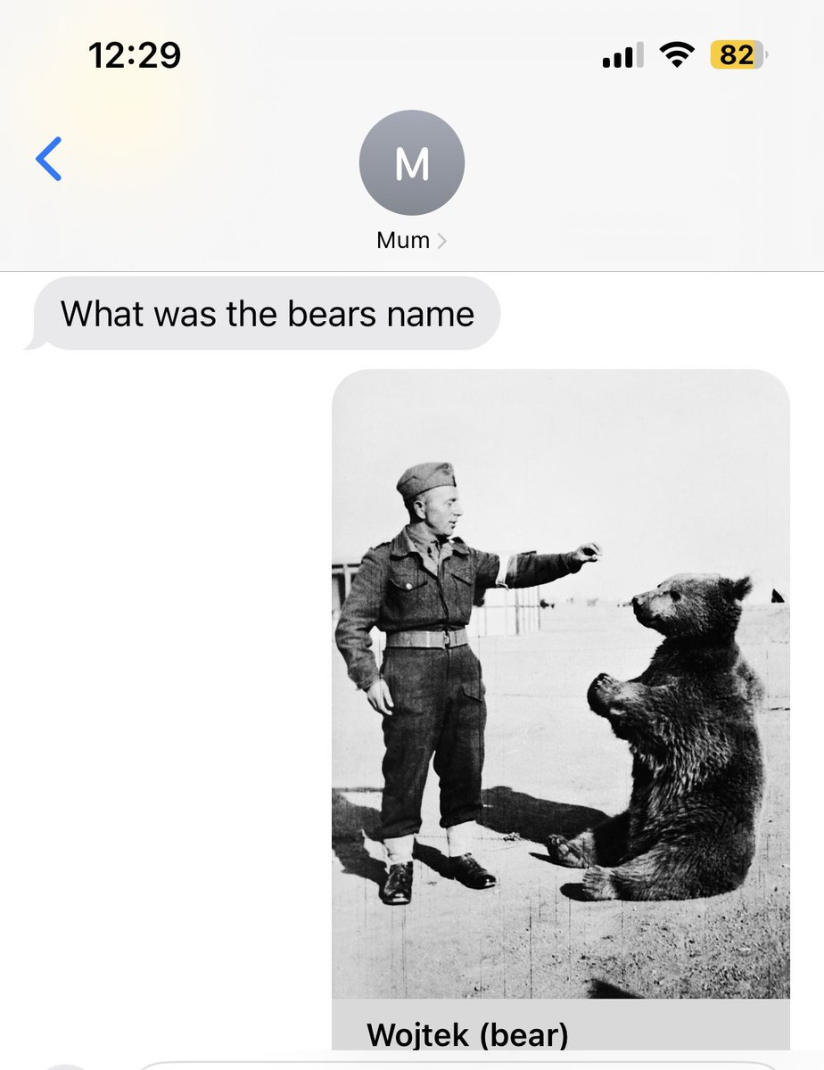 Daisy Hudson (@daisy_hudson) on Twitter photo Shoutout to <a href="/TheRestHistory/">The Rest Is History</a> for getting me hooked on the story of Wojtek, so I could in turn convert my mother. Shoutout to <a href="/TheRestHistory/">The Rest Is History</a> for getting me hooked on the story of Wojtek, so I could in turn convert my mother.