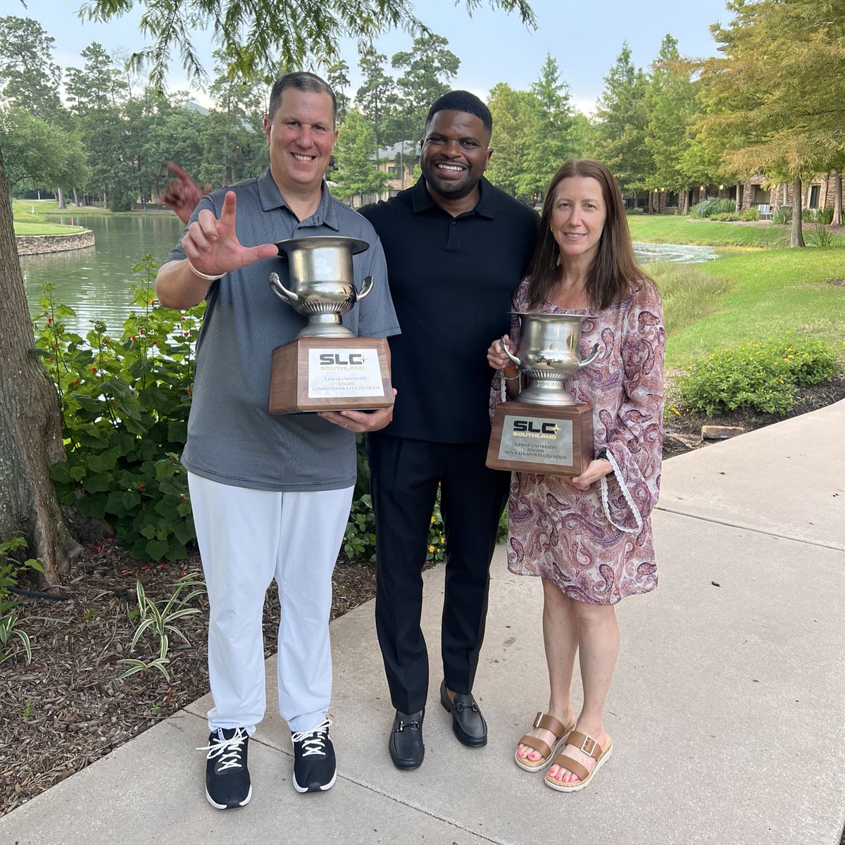 Southland Conference (@southlandsports) on Twitter photo Congratulations to our 2024-25 Southland Conference Award winners🏆
🌟 APR Award: <a href="/Go_Islanders/">Islanders Athletics 🤙</a>
🌟 Southland Serves: <a href="/UIWAthletics/">UIW ATHLETICS</a>
🌟 Women’s All-Sport: <a href="/Go_Islanders/">Islanders Athletics 🤙</a>
🌟 Men’s All-Sport: <a href="/LamarAthletics/">Lamar Cardinals</a>
🌟 Commissioner’s Cup: <a href="/LamarAthletics/">Lamar Cardinals</a> Congratulations to our 2024-25 Southland Conference Award winners🏆
🌟 APR Award: <a href="/Go_Islanders/">Islanders Athletics 🤙</a>
🌟 Southland Serves: <a href="/UIWAthletics/">UIW ATHLETICS</a>
🌟 Women’s All-Sport: <a href="/Go_Islanders/">Islanders Athletics 🤙</a>
🌟 Men’s All-Sport: <a href="/LamarAthletics/">Lamar Cardinals</a>
🌟 Commissioner’s Cup: <a href="/LamarAthletics/">Lamar Cardinals</a>