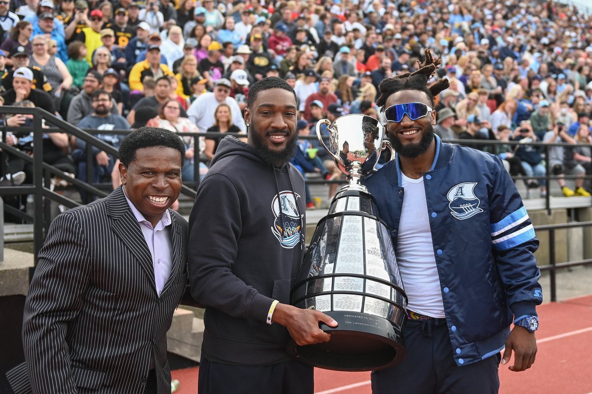 The <a href="/TorontoArgos/">Toronto Argonauts</a> brought the Grey Cup to the Royal City on Friday night