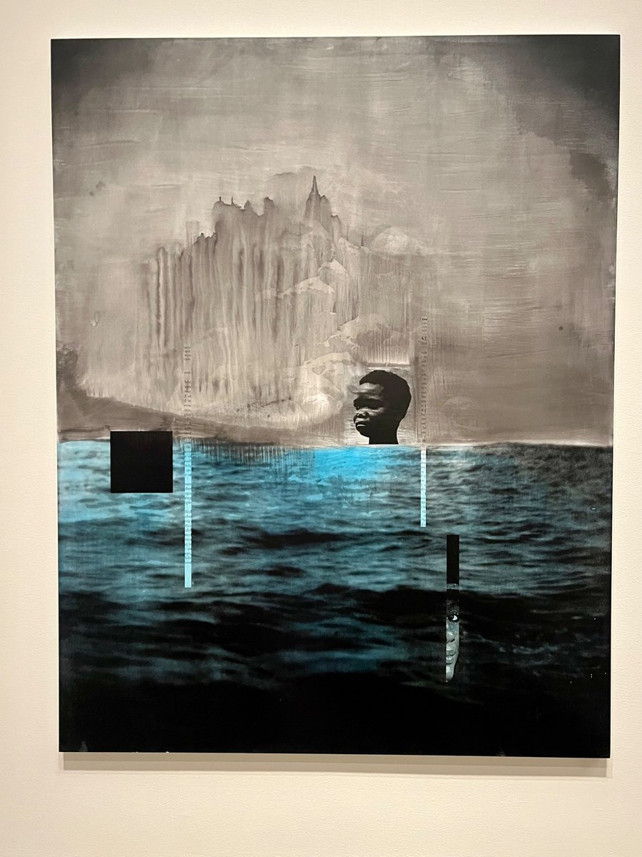 SashaPanaram's tweet image. This piece, “Ghost Note,” from the Lorna Simpson: Source Notes exhibit @metmuseum continues to haunt me.