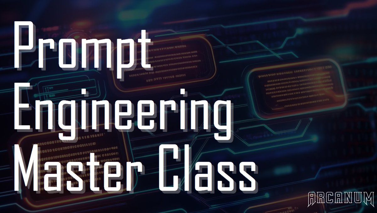 Excited for the 1st beta run of this course tomorrow!

I've synthesized all the model manufacturers tips and tricks, reverse engineered product prompts, raided the GPTStore, releasing all my proprietary techniques, and parsed SO MANY WHITEPAPERS.

I'm pretty sure this will be the