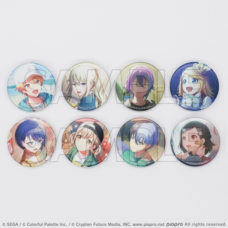 ✨6月4日発売✨／ 「#プロセカ」グリッター缶バッジ イベントイラスト 