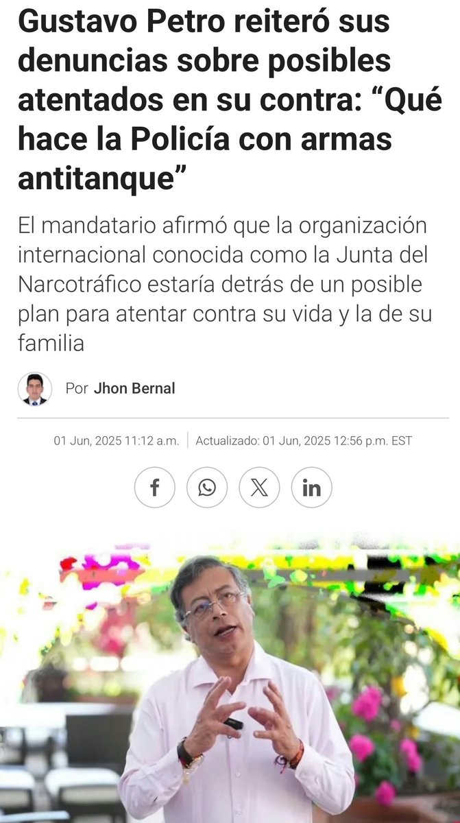 Que un presidente dude de una policía que lo ha protegido, es lamentable