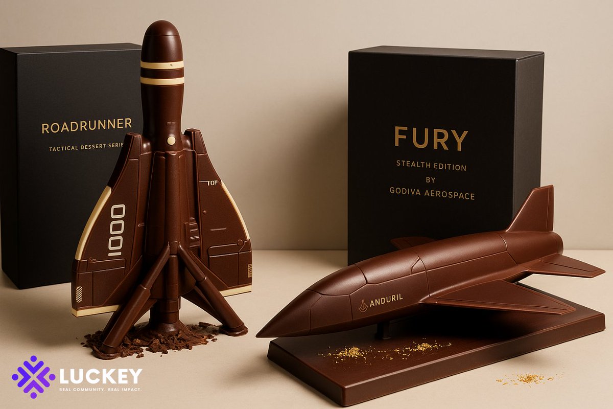 Tactical. Autonomous. Edible. <a href="/anduriltech/">Anduril Industries</a>

#sweetsuperiority #chocolatedefense #defensetech  #CryptoWithPurpose $LUCKEY