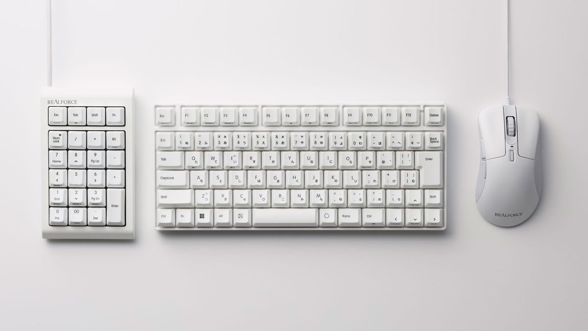 リアルフォースRT1(ホワイト) Amazon.co.jp: REALFORCE RT1 テンキーボード 対応 キーキャップ