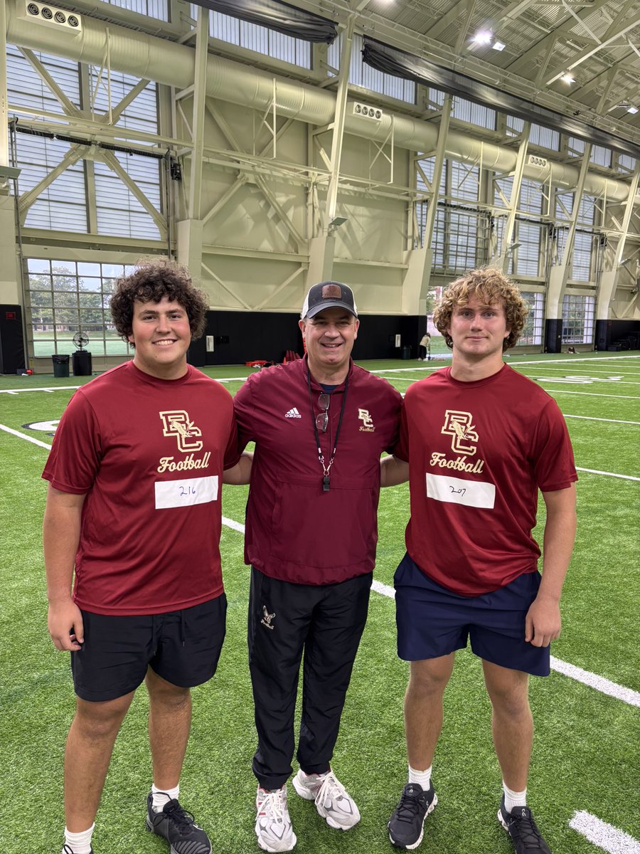 Winston Crisci #6 (@winstoncrisci) on Twitter photo I hade a great time competing, learning and improving today at the <a href="/BCFootball/">Boston College Football</a> mega camp. Thank you <a href="/BillOBrienBC/">Bill O’Brien</a> for having me!
<a href="/bbubna/">Brian Bubna</a> <a href="/Coach_Johnson76/">Logan Johnson</a> <a href="/coachHollway/">Rob Hollway</a> @Jmedei03 <a href="/CoachZaloga/">Coach Zaloga</a> <a href="/ODAfootball/">Out-of-Door Football</a> I hade a great time competing, learning and improving today at the <a href="/BCFootball/">Boston College Football</a> mega camp. Thank you <a href="/BillOBrienBC/">Bill O’Brien</a> for having me!
<a href="/bbubna/">Brian Bubna</a> <a href="/Coach_Johnson76/">Logan Johnson</a> <a href="/coachHollway/">Rob Hollway</a> @Jmedei03 <a href="/CoachZaloga/">Coach Zaloga</a> <a href="/ODAfootball/">Out-of-Door Football</a>