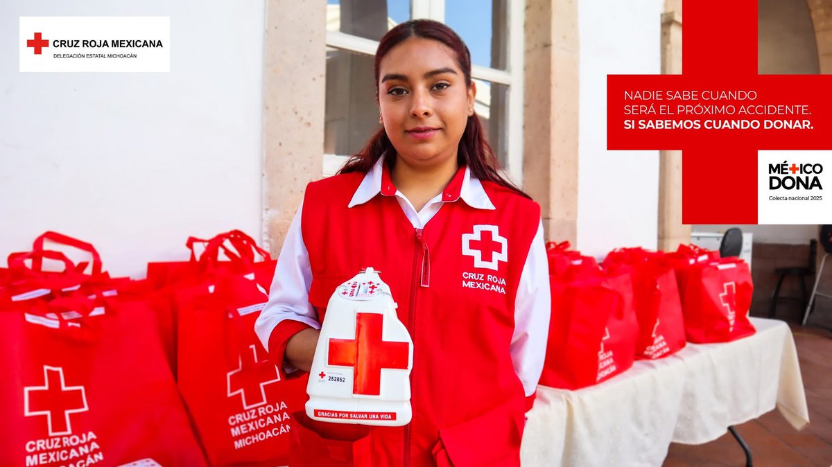 Hoy tú puedes cambiar una vida.

Con tu donación, das más que dinero: das esperanza, alimento, salud y futuro.

No lo pienses más. Dona ahora ➡️ cruzrojamexicana.org.mx