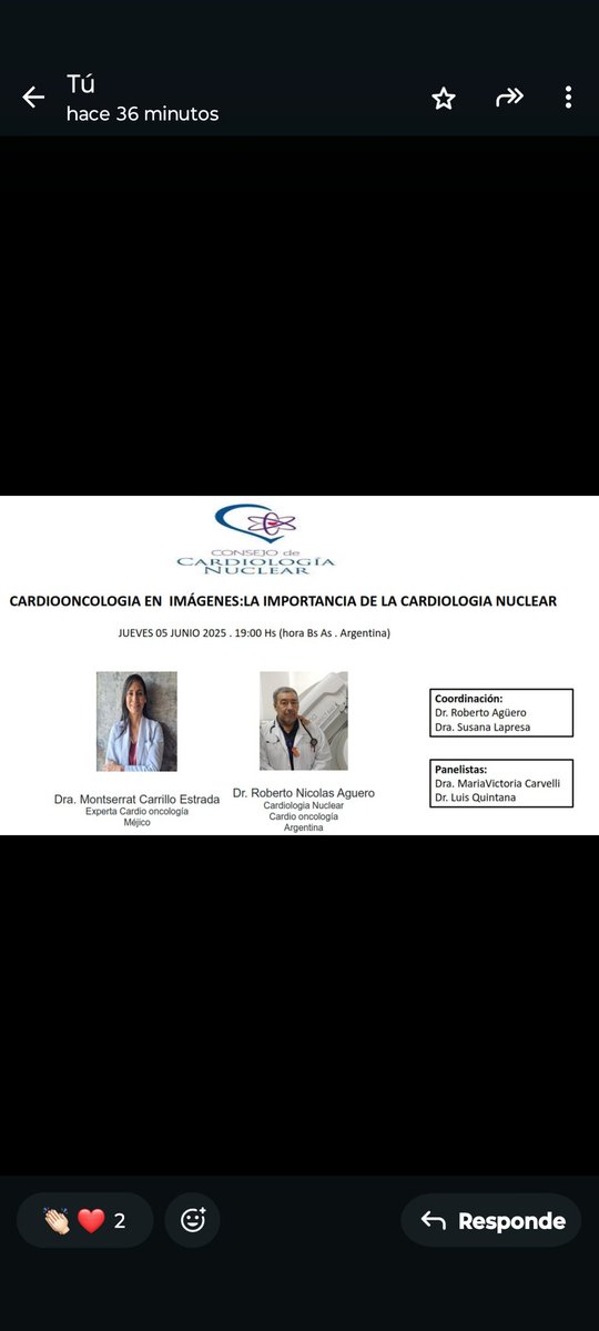 Ateneo consejo de cardiología nuclear SAC