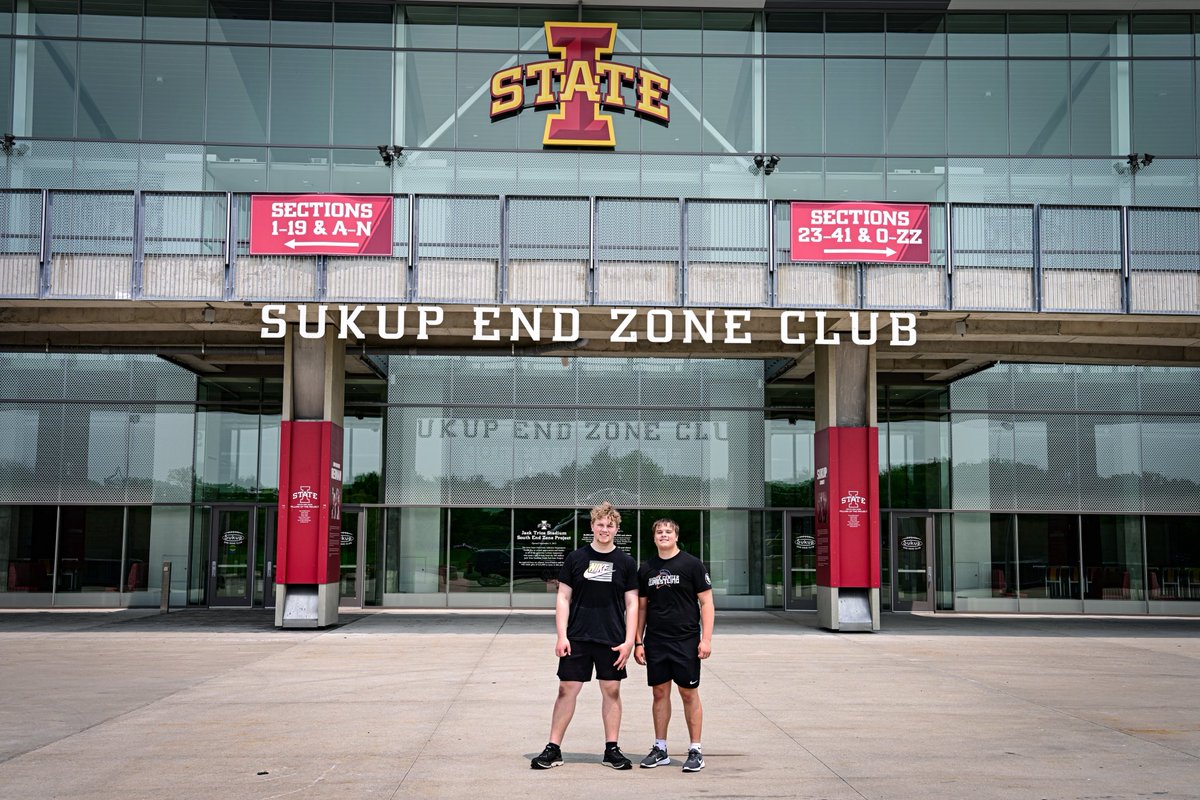 Sawyer Wolfswinkel (@sawyerwolf97905) on Twitter photo Thanks <a href="/IowaStateFB/">Iowa State Football</a> for the great camp today, Great competition and great coaching! Thanks <a href="/IowaStateFB/">Iowa State Football</a> for the great camp today, Great competition and great coaching!