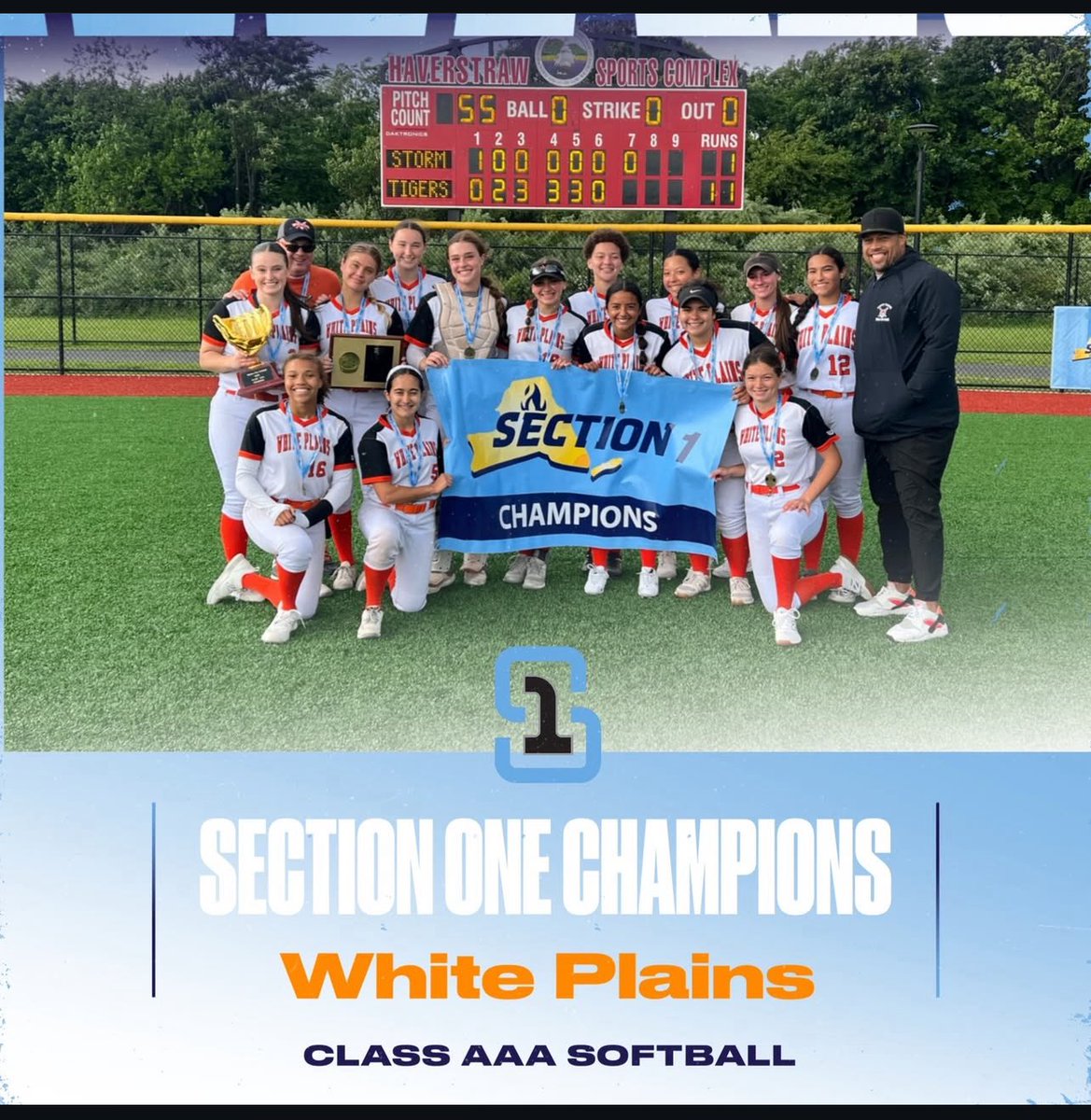 WPHS Varsity Softball (@wpvsoftball) on Twitter photo Presenting Your 2025 “Section 1 AAA Champions”.. With a 11-1 win over a talented RC Ketcham. This was an all around team win!! <a href="/LoHud_Debbie/">✵ Debbie Schechter ︽✵︽⭐️ 💙💙💙💙💙</a> <a href="/KDJmedia1/">Kevin Devaney Jr.</a> <a href="/WPCSDAthletics/">White Plains Athletics</a> <a href="/DrJosephRicca/">WPCSDSuper</a> Presenting Your 2025 “Section 1 AAA Champions”.. With a 11-1 win over a talented RC Ketcham. This was an all around team win!! <a href="/LoHud_Debbie/">✵ Debbie Schechter ︽✵︽⭐️ 💙💙💙💙💙</a> <a href="/KDJmedia1/">Kevin Devaney Jr.</a> <a href="/WPCSDAthletics/">White Plains Athletics</a> <a href="/DrJosephRicca/">WPCSDSuper</a>
