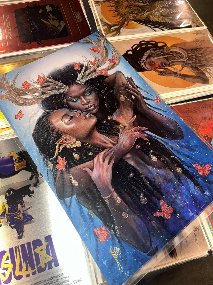 Happy Pride! 👐🏾❤️👐🏾 You can still PreOrder Tales of Asunda: Love &amp; Death! Cover by the incredible Tehani Farr 🥳

kickstarter.com/projects/sebas…