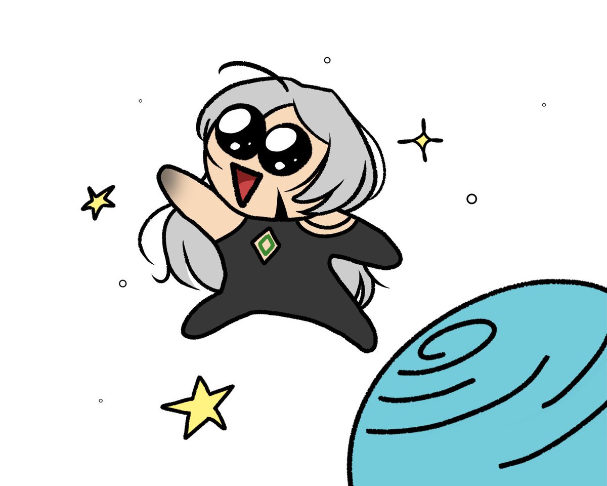 I’m sobbing this pic saved me today from my bad day 🥺💗

Thank you <a href="/jupiplop/">jupi🪻</a> for this silly dude !!!