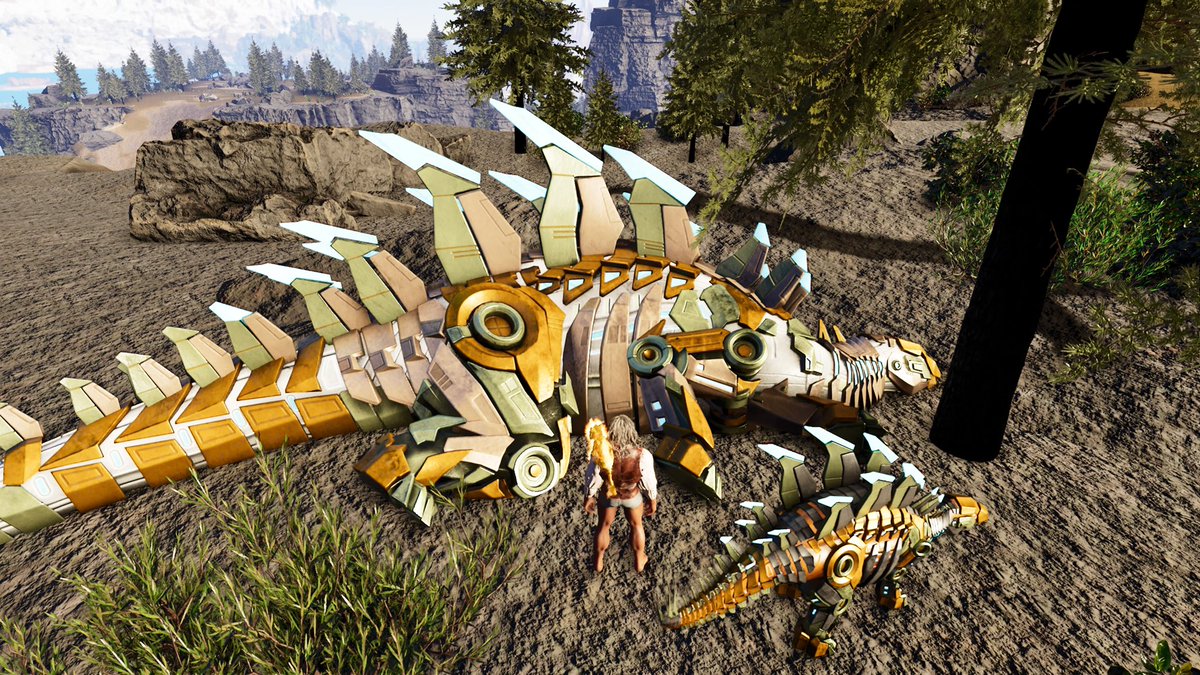 TEKステゴを親子でゲット🦖
#ARK #PVP