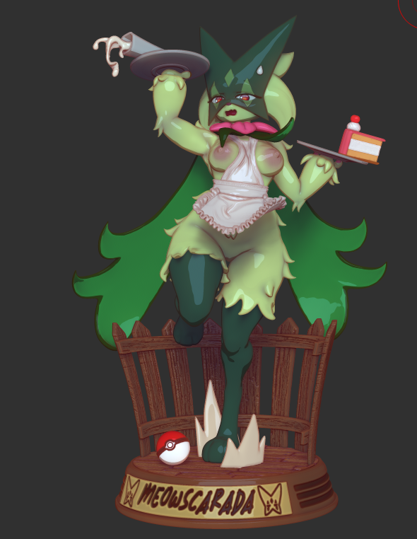 Meowscarada wip 3D Print Model soon on y Patreon
#meowscarada #Pokemon #3dprint #3dmodeling