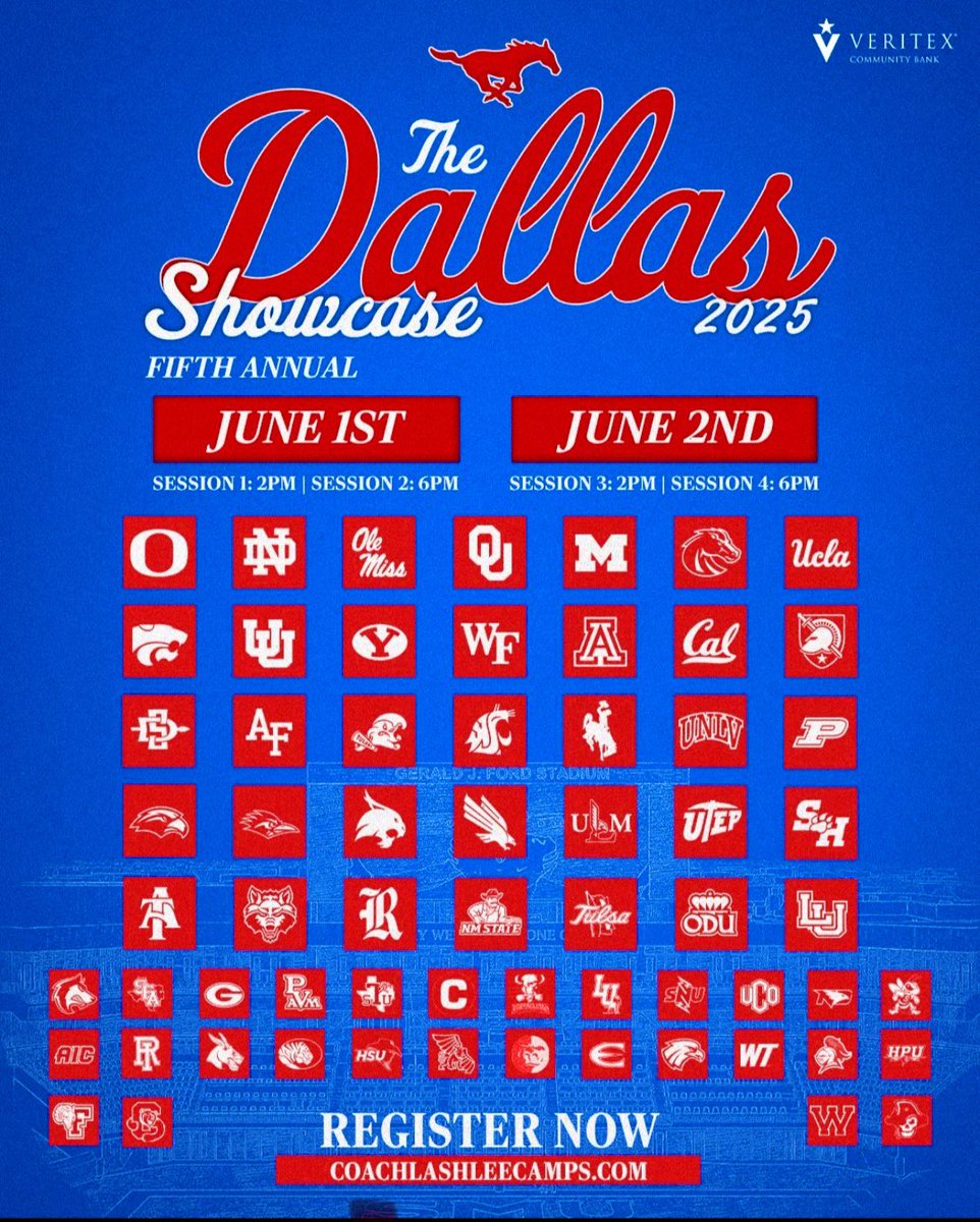 Knox Ford (@knox_ford11) on Twitter photo I will be at <a href="/SMUFB/">SMU Football</a> June 2nd session 3 ready to compete and wake people up!
<a href="/CoachTimYoder/">Tim Yoder</a> <a href="/CoachBeauGrech/">Beau Grech</a> <a href="/Coach_Avina/">Miguel AviΓ±a</a> <a href="/CoachT_Lamb/">Taylor Lamb</a> <a href="/Coach_Brophy/">Sean Brophy</a> @CoachBegueUIW <a href="/CoachVenables/">Brent Venables</a> <a href="/CoachButchJones/">Butch Jones</a> <a href="/CoachChadSavage/">Chad Savage</a> <a href="/CoachT_Lamb/">Taylor Lamb</a> I will be at <a href="/SMUFB/">SMU Football</a> June 2nd session 3 ready to compete and wake people up!
<a href="/CoachTimYoder/">Tim Yoder</a> <a href="/CoachBeauGrech/">Beau Grech</a> <a href="/Coach_Avina/">Miguel AviΓ±a</a> <a href="/CoachT_Lamb/">Taylor Lamb</a> <a href="/Coach_Brophy/">Sean Brophy</a> @CoachBegueUIW <a href="/CoachVenables/">Brent Venables</a> <a href="/CoachButchJones/">Butch Jones</a> <a href="/CoachChadSavage/">Chad Savage</a> <a href="/CoachT_Lamb/">Taylor Lamb</a>