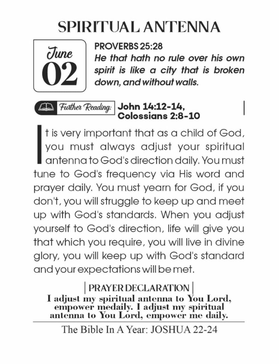 #DailyMomentsWithGod
 -  By BishopsFred&amp;FunbiAddo