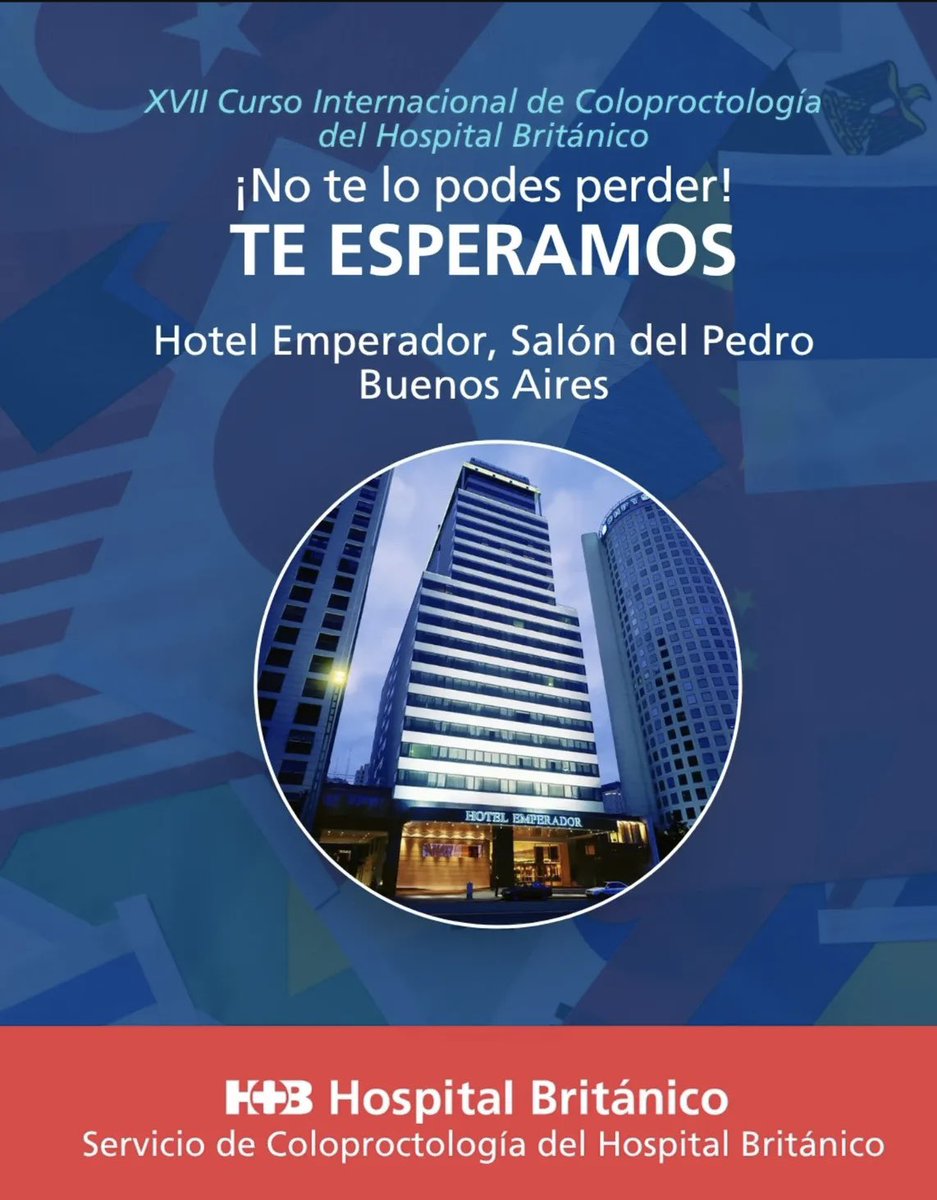Juan C Patrón Uriburu (@jcpatron) on Twitter photo ⭐️ International Faculties
👉 Join us at the XVII International Colorectal Course hosted by <a href="/coloproctobrit/">Colorectal HB <a href="/Htal_Britanico/">Hospital Británico</a></a> @Htal_Britanico!
🌎 Featuring world-class experts:
🇯🇵🇺🇸 <a href="/yoshi_konishi/">Tsuyoshi</a>
🇪🇸 <a href="/TejedorPat/">Pat Tejedor</a>
🇦🇷🇵🇹 <a href="/LauraFz_MD/">Laura Fernandez</a>
🇧🇷 <a href="/armando_melani/">Armando Melani</a>
🇧🇷 <a href="/R_Perez_MD/">Rodrigo O Perez</a>
📍 Buenos Aires | 🗓️ Aug 28–29, ⭐️ International Faculties
👉 Join us at the XVII International Colorectal Course hosted by <a href="/coloproctobrit/">Colorectal HB <a href="/Htal_Britanico/">Hospital Británico</a></a> @Htal_Britanico!
🌎 Featuring world-class experts:
🇯🇵🇺🇸 <a href="/yoshi_konishi/">Tsuyoshi</a>
🇪🇸 <a href="/TejedorPat/">Pat Tejedor</a>
🇦🇷🇵🇹 <a href="/LauraFz_MD/">Laura Fernandez</a>
🇧🇷 <a href="/armando_melani/">Armando Melani</a>
🇧🇷 <a href="/R_Perez_MD/">Rodrigo O Perez</a>
📍 Buenos Aires | 🗓️ Aug 28–29,