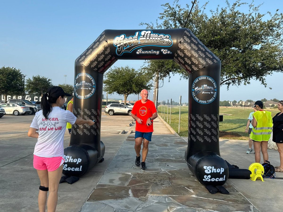 Katy Free 5K Run finish this morning before church.  

Looked good physically (evidence of the work the last two years), but the humidity kicked my butt.

Ran a lot better on Monday in Huntsville with some inclines.