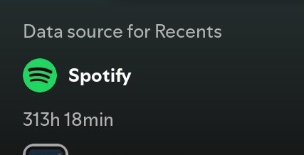 Passei 313h da minha vida escutando música, que coisa em...