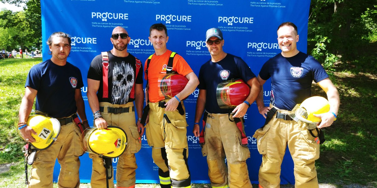 Nos pompiers courent un risque accru de cancer de la prostate dû à leur métier. C'est pourquoi nous marchons encore cette année pour <a href="/PROCUREqc/">procureqc</a> !

Rejoignez-nous le 8 juin 2025 sur le Mont-Royal, en équipement complet de +75 lbs, ou faites un don. Chaque geste compte!

Plus