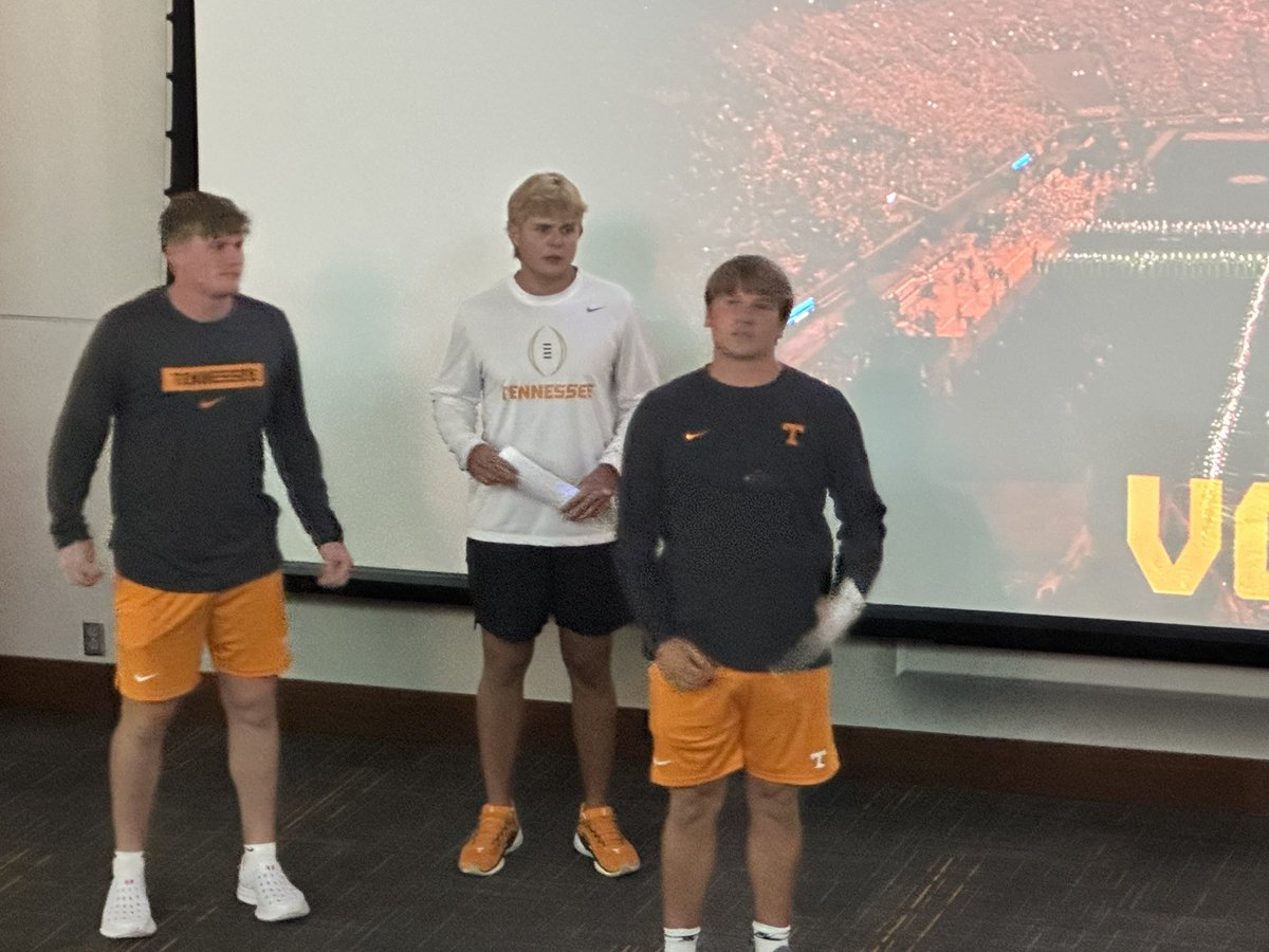 Jackson Summey (@jacksonsummey) on Twitter photo Had a great first camp of the year with <a href="/Vol_Football/">Tennessee Football</a> and thanks to <a href="/CoachCrab/">Evan Crabtree</a> for having me out today. Great seeing <a href="/GrayDangerfield/">Grady Dangerfield</a> at his new home. Itβs an amazing place. #Vols <a href="/CoachLaPradOCA/">Brent LaPrad</a> <a href="/OceansideFootb1/">Oceanside HS Football Recruiting</a> <a href="/CoachEBenton/">Eugene Benton</a> <a href="/parker_white4/">Parker White</a> <a href="/KohlsKicking/">Kohl's Kicking Camps</a> <a href="/CoachGiugliano/">Anthony Giugliano</a> Had a great first camp of the year with <a href="/Vol_Football/">Tennessee Football</a> and thanks to <a href="/CoachCrab/">Evan Crabtree</a> for having me out today. Great seeing <a href="/GrayDangerfield/">Grady Dangerfield</a> at his new home. Itβs an amazing place. #Vols <a href="/CoachLaPradOCA/">Brent LaPrad</a> <a href="/OceansideFootb1/">Oceanside HS Football Recruiting</a> <a href="/CoachEBenton/">Eugene Benton</a> <a href="/parker_white4/">Parker White</a> <a href="/KohlsKicking/">Kohl's Kicking Camps</a> <a href="/CoachGiugliano/">Anthony Giugliano</a>