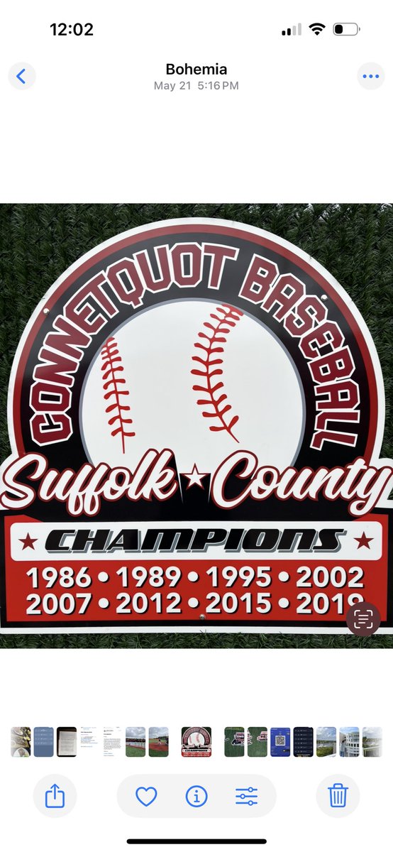 Tonight was Connetquots 9th county title. They will play Saturday June 7th. 7 pm at SUNY Farmingdale.
