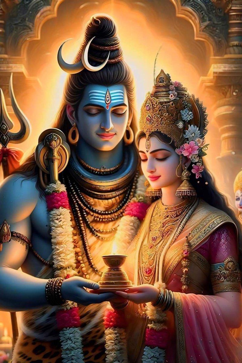 ॐ पार्वतीपतये नमः🙏
गौरा पार्वती संग महादेव के आलौकिक दर्शन 🙏