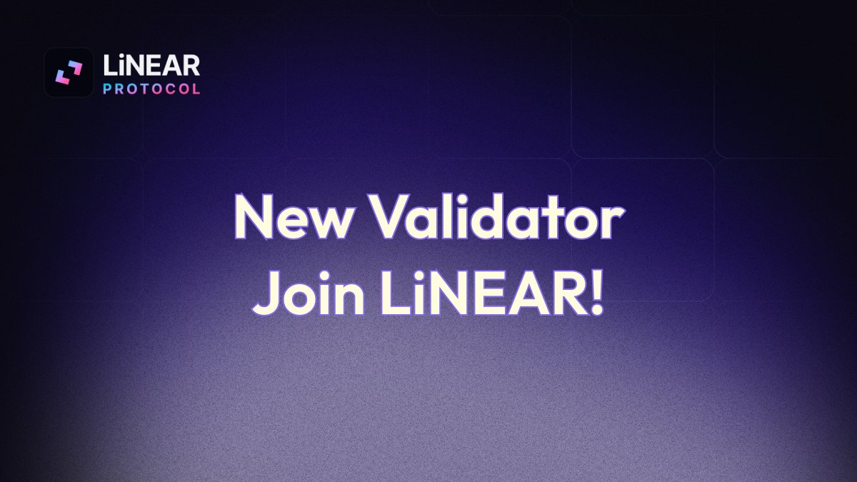 LiNEAR Protocol (@linearprotocol) on Twitter photo 3 new validators just joined the LiNEAR set 🛠️
Welcome:
bodhiventures.poolv1.near
rhea-validator.poolv1.near <a href="/rhea_finance/">Rhea Finance</a>
turbonodo.pool.near
Smooth staking keeps scaling 😌 3 new validators just joined the LiNEAR set 🛠️
Welcome:
bodhiventures.poolv1.near
rhea-validator.poolv1.near <a href="/rhea_finance/">Rhea Finance</a>
turbonodo.pool.near
Smooth staking keeps scaling 😌