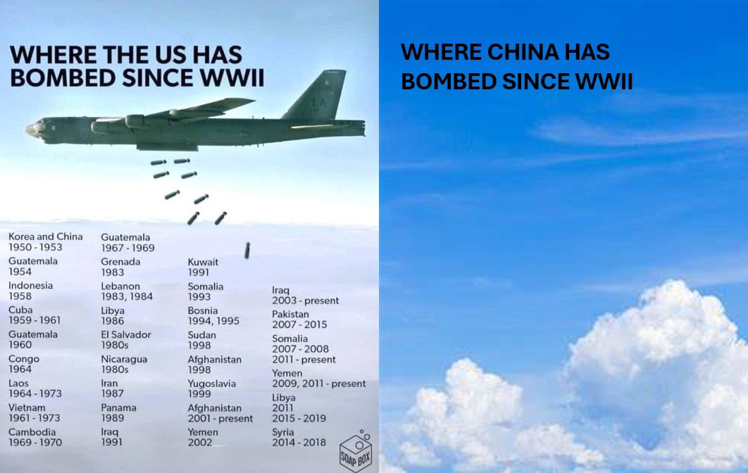 ShangguanJiewen's tweet photo. What I see when US media tell me to be afraid of China.

#Peace #China https://t.co/NdYINNVw1o