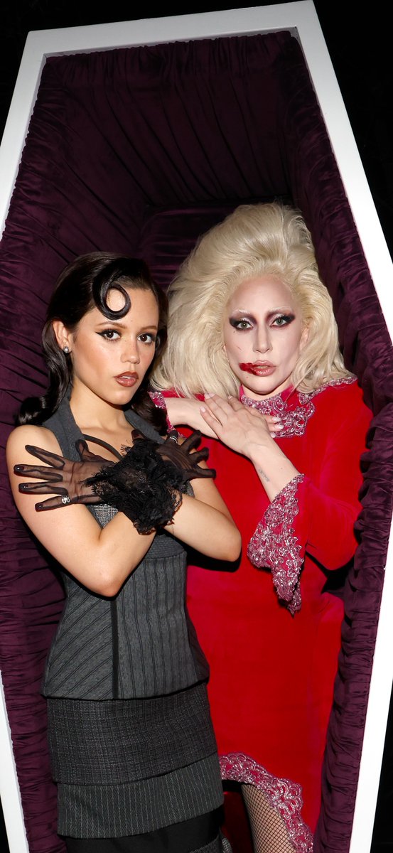 LADY GAGA AND JENNA ORTEGA 4K