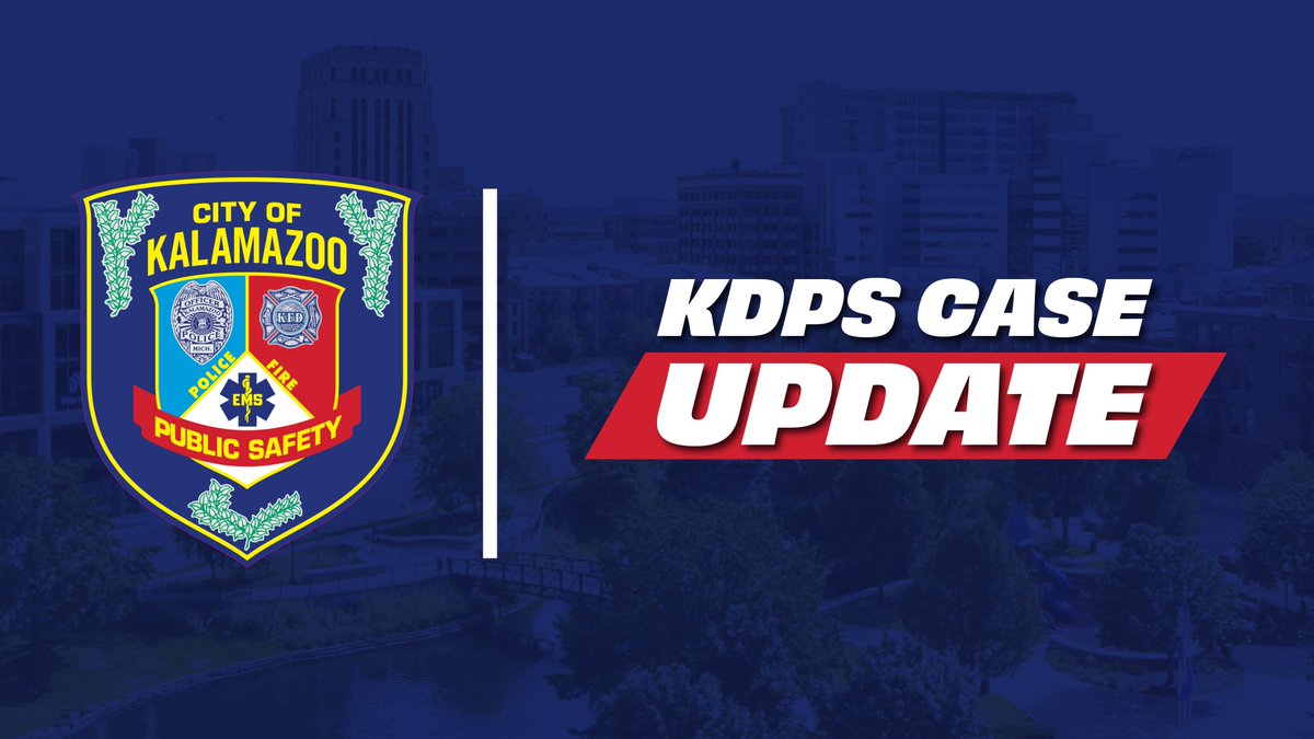 KalPublicSafety's tweet image. 𝗖𝗔𝗦𝗘 𝗨𝗣𝗗𝗔𝗧𝗘: The suspect in the fatal shooting that occurred near Riverview Drive and E. Paterson Street on May 28, 2025, has been taken into custody.

A formal news release with additional details will be shared tomorrow following the suspect’s arraignment.

#KDPS