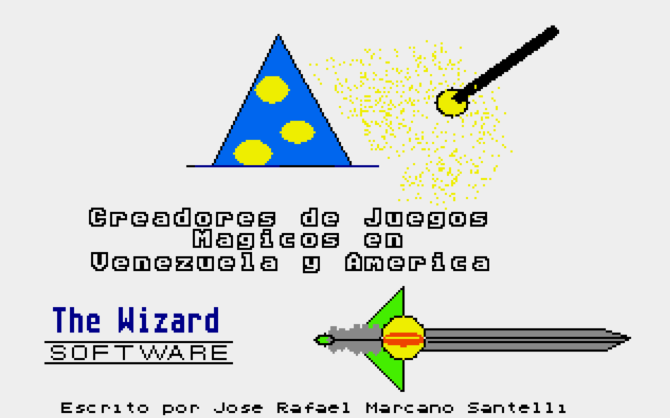 jrmarcano's tweet photo. Antes de #MediaTech y #KabutoCoder este era el nombre de mi estudio soñado en los 80s, ¿cuántos de #TheWizardSoftware habrán existido en el mundo?, nótese la "Espada del Augurio" de los #Thundercats en mis pantallas de carga sin pagar licencia, todo se valía en esa época🤣👾🕹️ https://t.co/aCgUn7nE4e