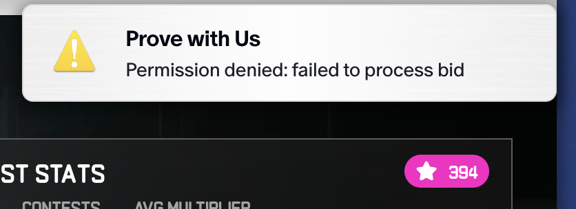 DrapperScc's tweet photo. WTF? @SuccinctLabs 
why permission deny with no reason?
what should I do now? https://t.co/tl0GEhRfTk