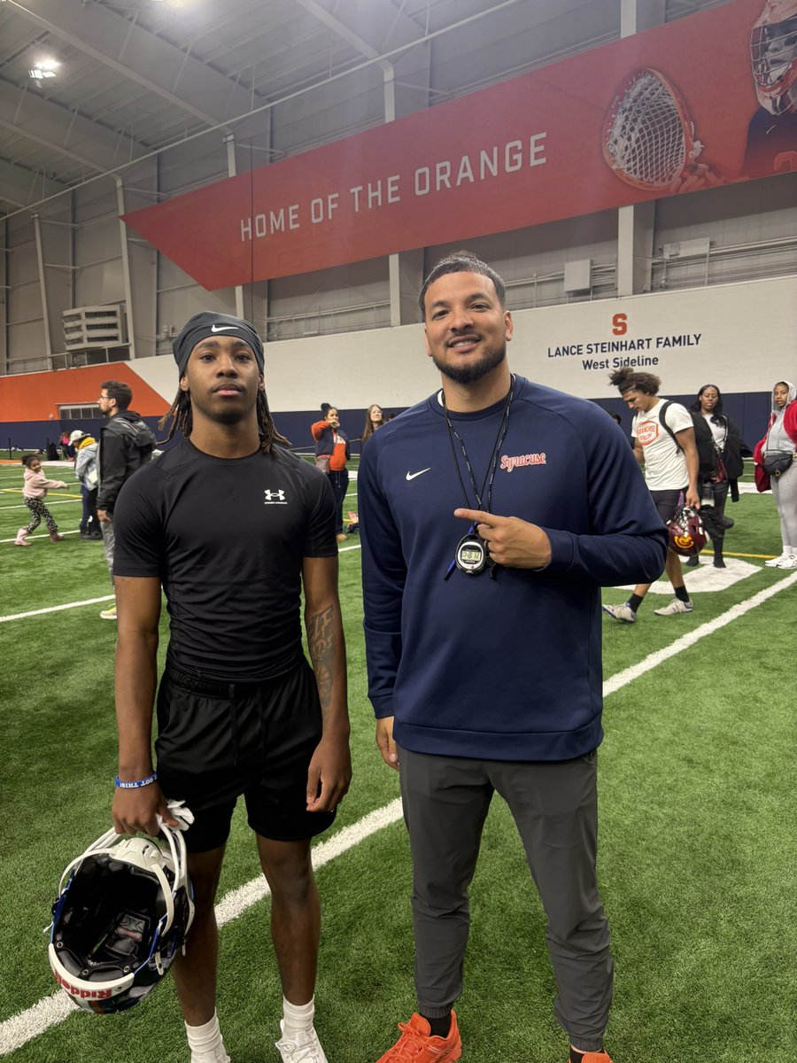 Jaylen Morris (@5starrjaylen5) on Twitter photo Had a great time competing at <a href="/CuseFootball/">Syracuse Football</a> mega camp, great time to get better <a href="/FranBrownCuse/">Fran Brown</a> <a href="/M_White03/">Myles White</a> <a href="/TritonMustangs/">Triton Mustang Football</a> <a href="/MustangAth/">Triton Athletics</a> 🍊 Had a great time competing at <a href="/CuseFootball/">Syracuse Football</a> mega camp, great time to get better <a href="/FranBrownCuse/">Fran Brown</a> <a href="/M_White03/">Myles White</a> <a href="/TritonMustangs/">Triton Mustang Football</a> <a href="/MustangAth/">Triton Athletics</a> 🍊