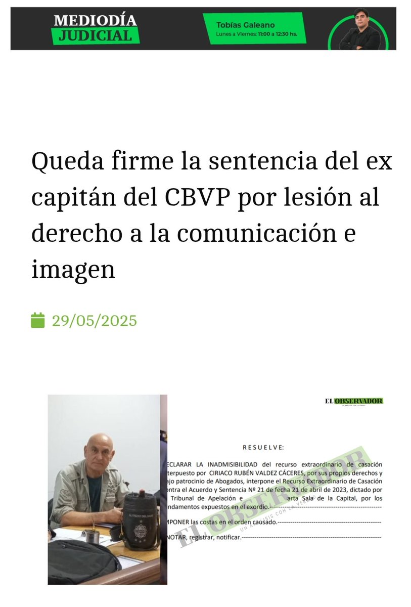 observador.com.py/rechazan-recur… <a href="/mOntsiBerro/">I am Amber</a> <a href="/DiVargas00/">Diana Vargas</a> <a href="/Michimoragas/">Michi Moragas</a> <a href="/niunabomberamas/">Niunabomberamas</a> <a href="/AmarillosCBVP/">Bomberos CBVP</a>