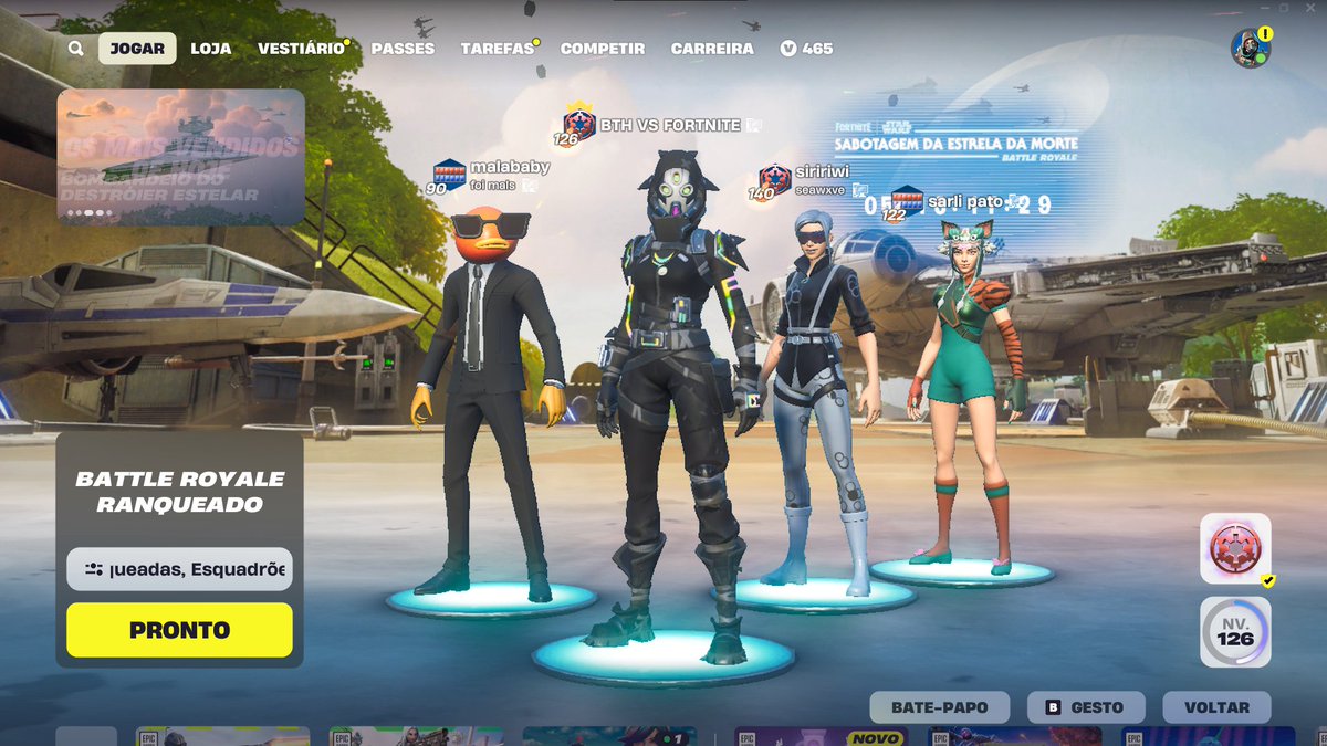 squad que n vai pegar 1 dolar season que vem🥳