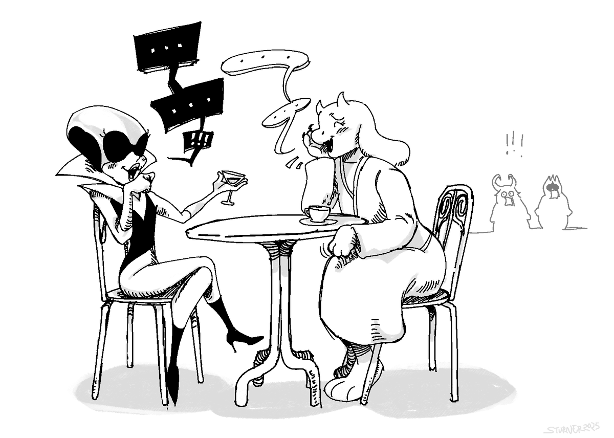 gossiping... #DELTARUNE
