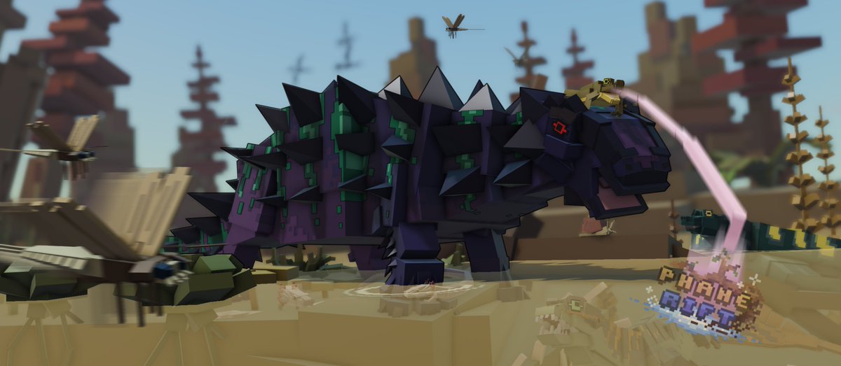Pachycephalosaurus crashes into Phanerift with gravity-central abilities! Coming with it is the new and improved model for its armored brother-in-arms, the ghost-summoning Zuul! #roblox #dinosaurs