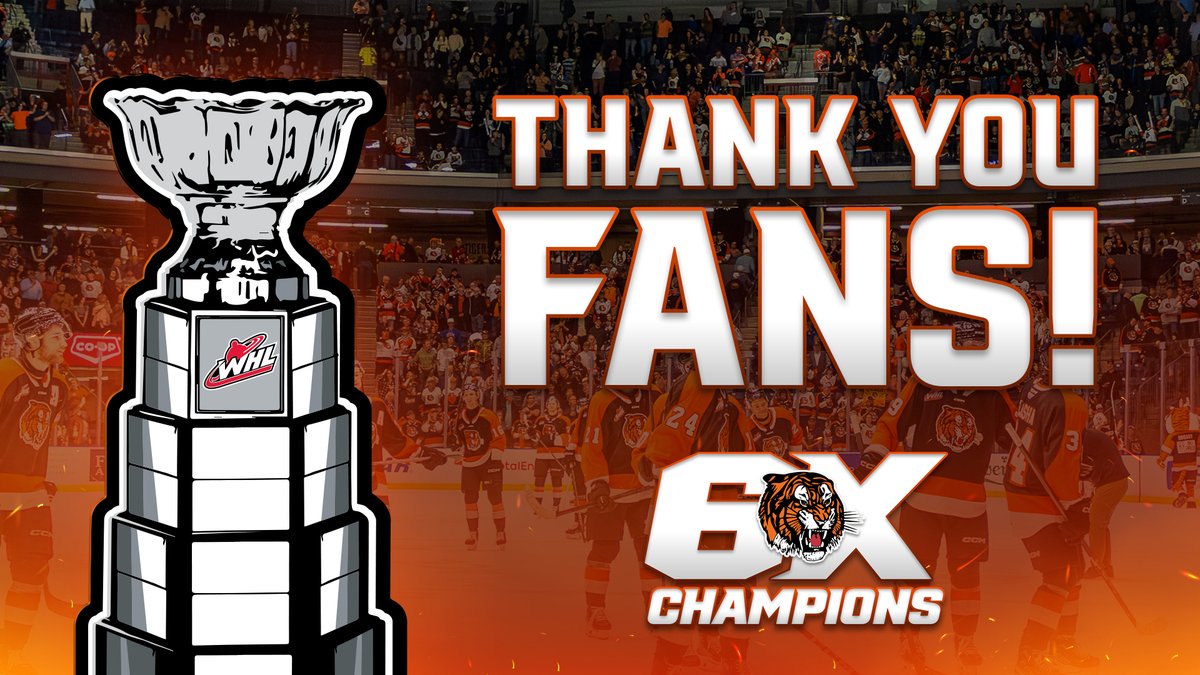 Thank you fans for all of your amazing support this season! We have the best fans in the world and you really made everyone in the WHL and CHL take notice! We look forward to seeing you all again next season!
