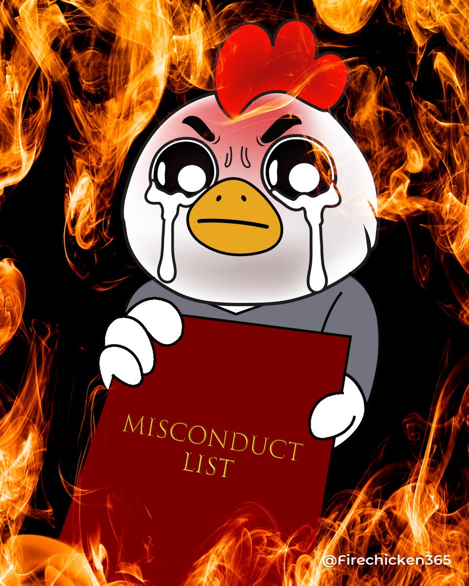 FIRECHICKEN DON'T ALLOW THESE PEOPLE

FIRECHICKEN will not give them our token, and you can search misconducted people.
   
🔥click this link 🔥
docs.google.com/spreadsheets/d…