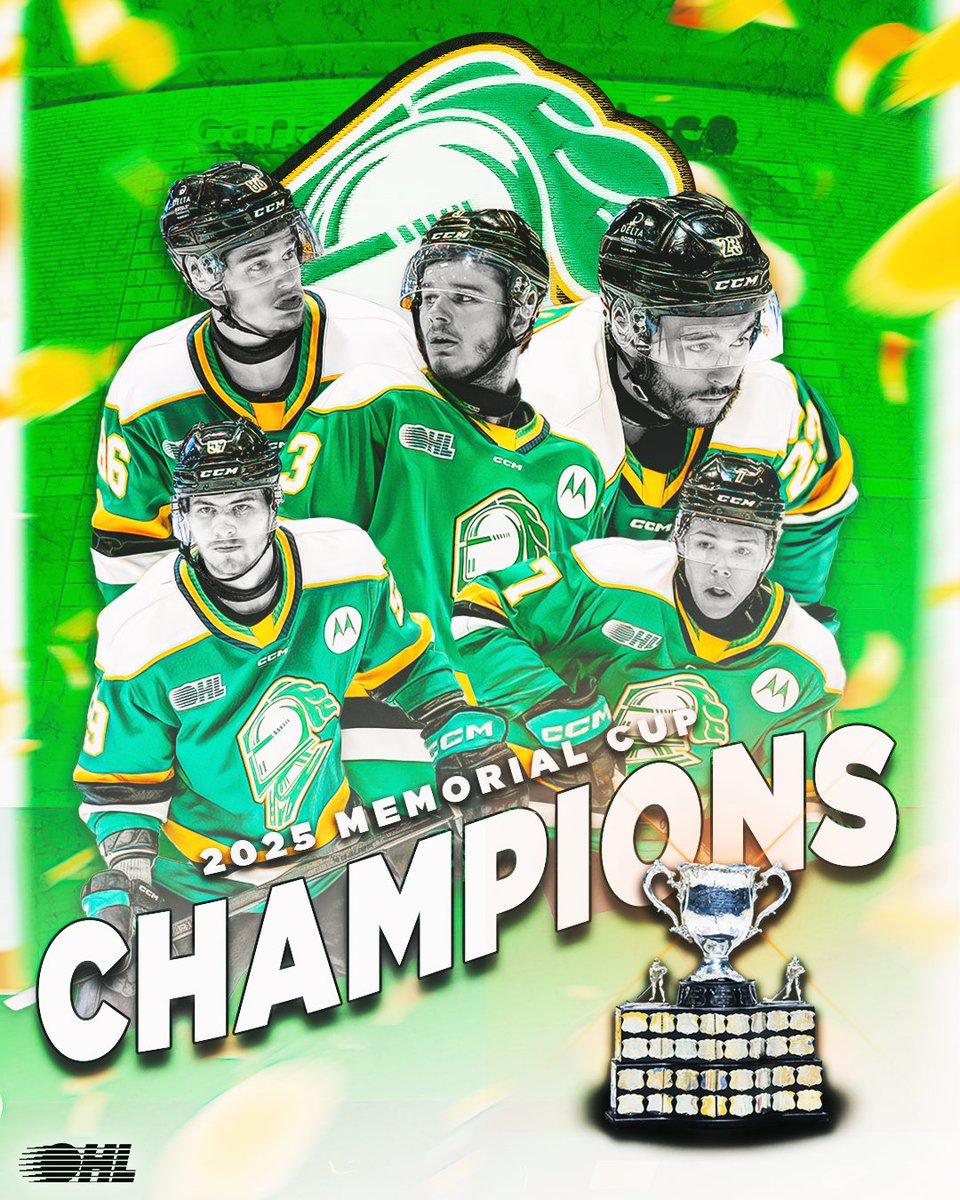 Ontario Hockey League (@ohlhockey) on Twitter photo Storybook ending! ๐
The <a href="/LondonKnights/">London Knights</a> are #MemorialCup champions for the third time in franchise history! Storybook ending! ๐
The <a href="/LondonKnights/">London Knights</a> are #MemorialCup champions for the third time in franchise history!
