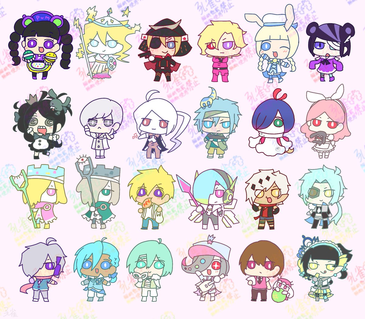 0831_kujakuuu's tweet photo. # ポップンキャラ好きな別カラー描こうよ大会
もっといるけど厳選した(それでも多い)
良カラーが多すぎる💞💞 https://t.co/tZAN0hwQXR