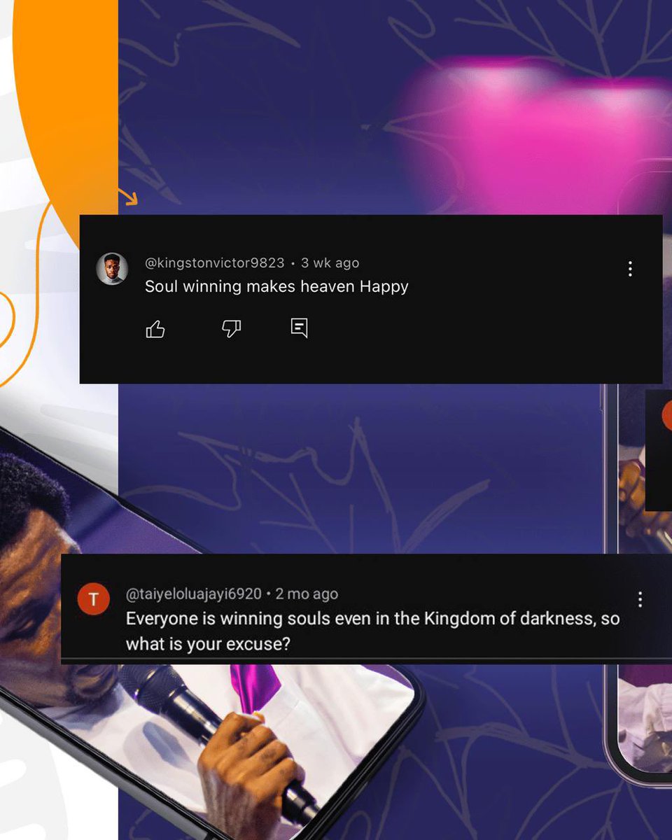 word_sanctuary's tweet image. See what God is doing through our International Soul Winning Conference (ISWC)🙌✨
Here are some of the best comments so far.
Which of these resonates with you the most?