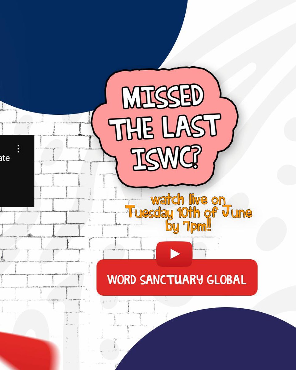 word_sanctuary's tweet image. See what God is doing through our International Soul Winning Conference (ISWC)🙌✨
Here are some of the best comments so far.
Which of these resonates with you the most?