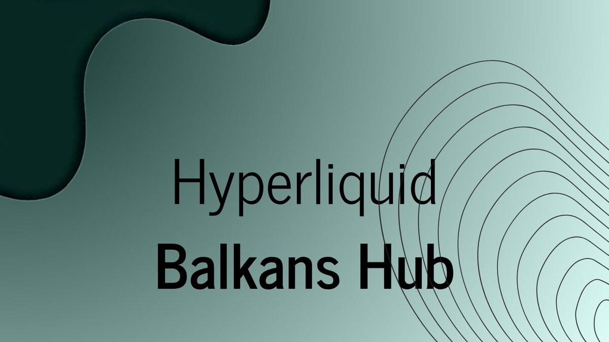 Hyperliquid Balkans Hub tweet media