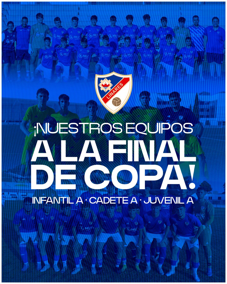 💙 ¡TRES FINALES, UNA PASIÓN!💙

Nuestra cantera sigue haciendo historia: Infantil A, Cadete A y Juvenil A disputarán la gran final de copa.👏🏼👏🏼

Trabajo, ilusión y mucho talento nos han traído hasta aquí. 💪🏼

¡Vamos con todo!💥

#MadeInLinarejos