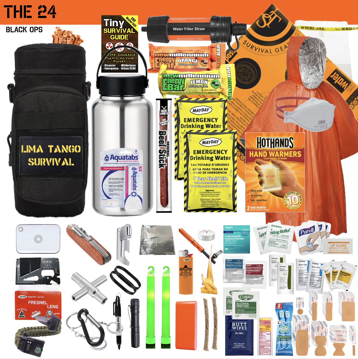 LimaTango5's tweet image. THE 24 EDC Kit Review on YouTube. 
 @whitetailsurvival2430

youtube.com/watch?v=qjTSLc…

#survivalkit #bugoutbag #preppermindset #emergencykit #EDC