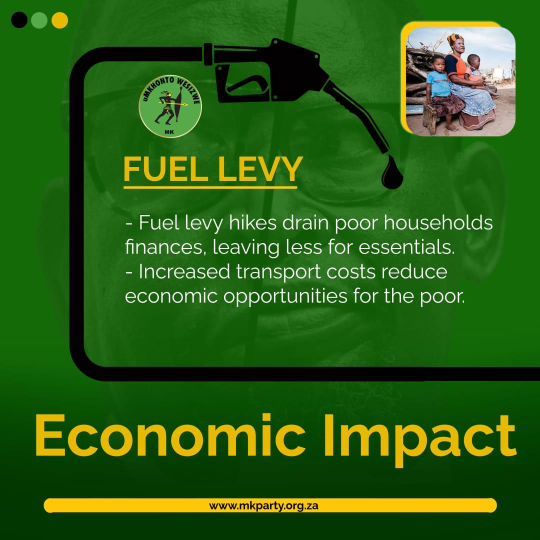 Fuel Levy

- Fuel levy hikes drain poor household’s finances, leaving less for essentials. 
- Increased transport costs reduce economic opportunities for the poor 

Economic Impact