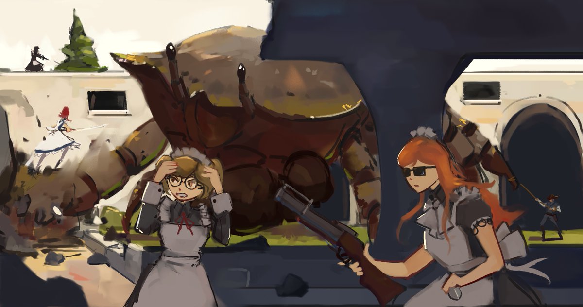 Contrololon's tweet image. Giant enemy crab

#OC #GunMeiComic