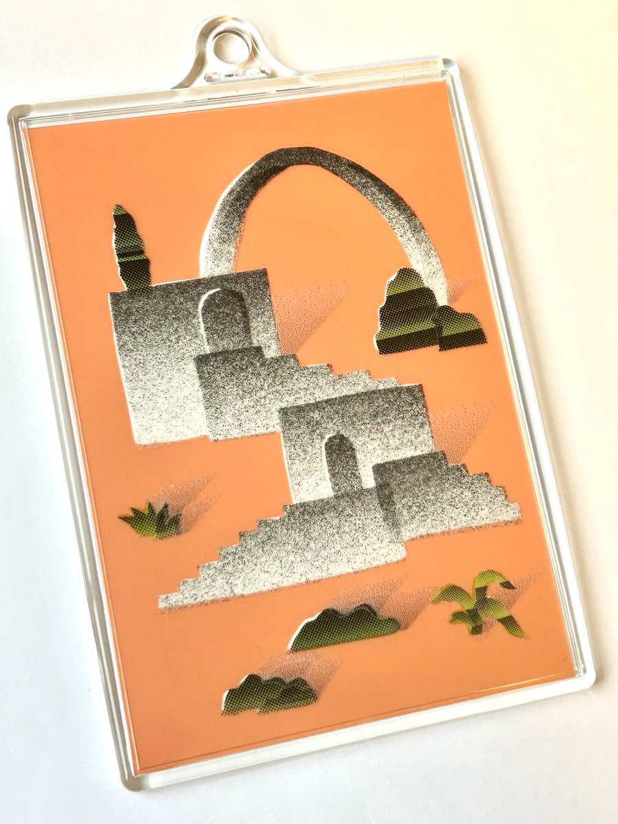 カラーオーバーレイで色部分を、その上に透明フィルムにスクリーントーンで描いたイラストを重ねています🫥😐
👇ondo online storeにて販売中です！
ondo-store.net